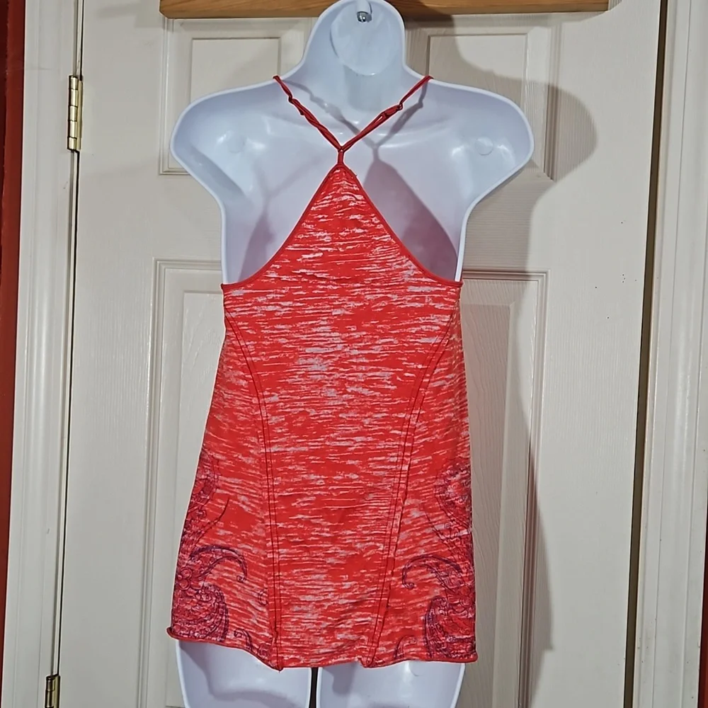 Free People pink & white Boho Tank top - Picture 4 of 9